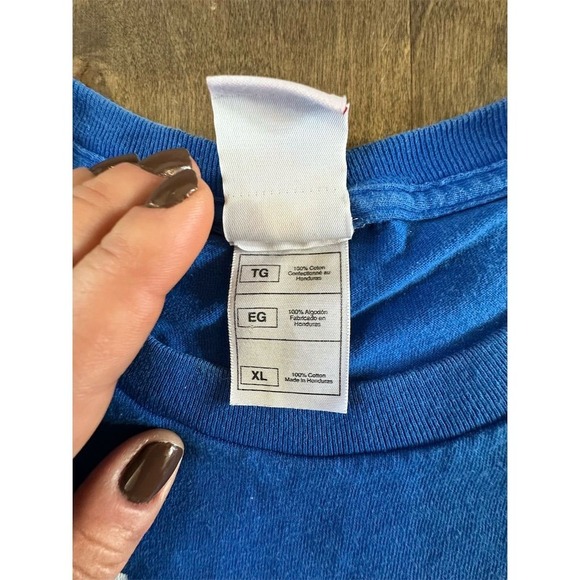 Vintage 00s Marvin‎ Harrison Indianapolis Colts Tee Men's XL Blue NFL - Picture 4 of 8